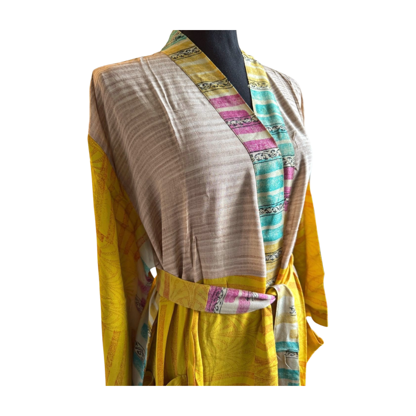 Silk Patchwork Kimono #31