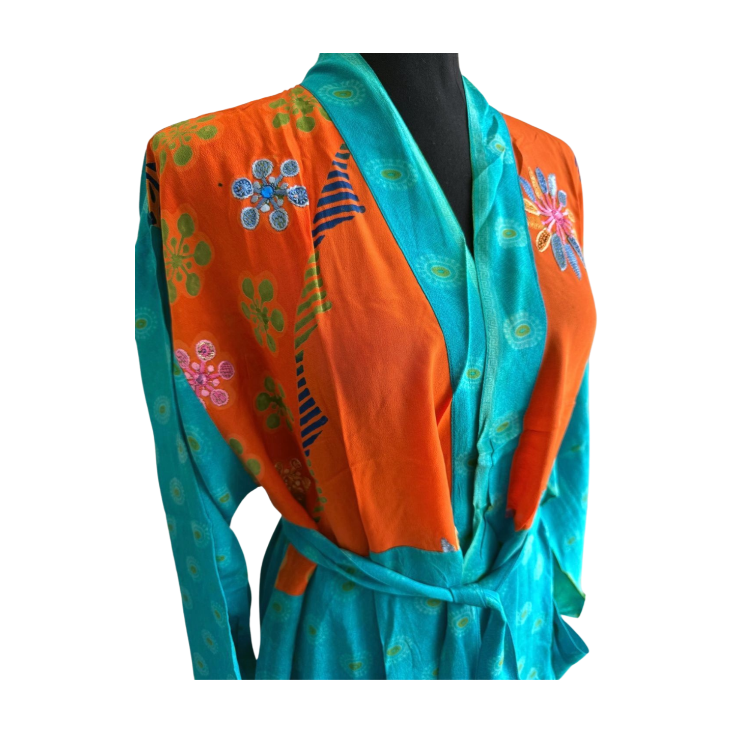 Silk Patchwork Kimono #43 - Isabel Harris