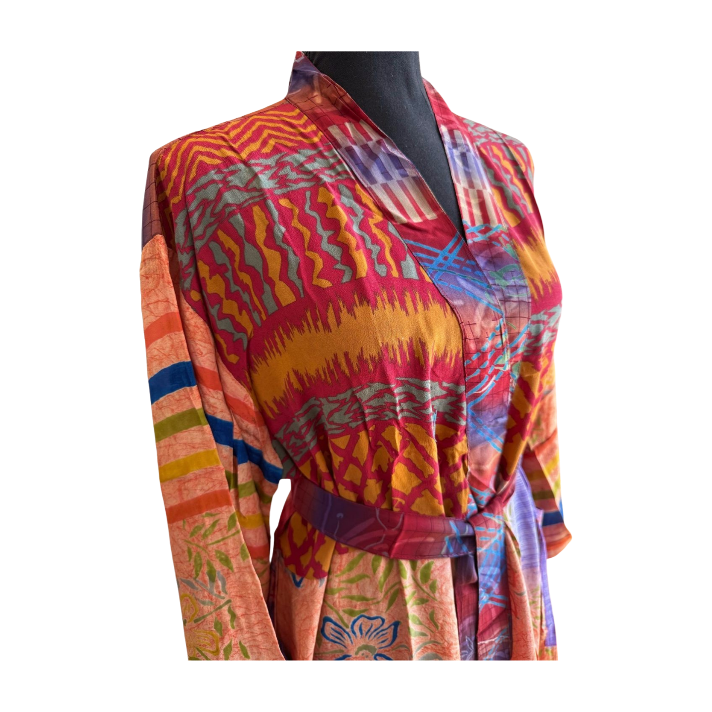 Silk Patchwork Kimono #39