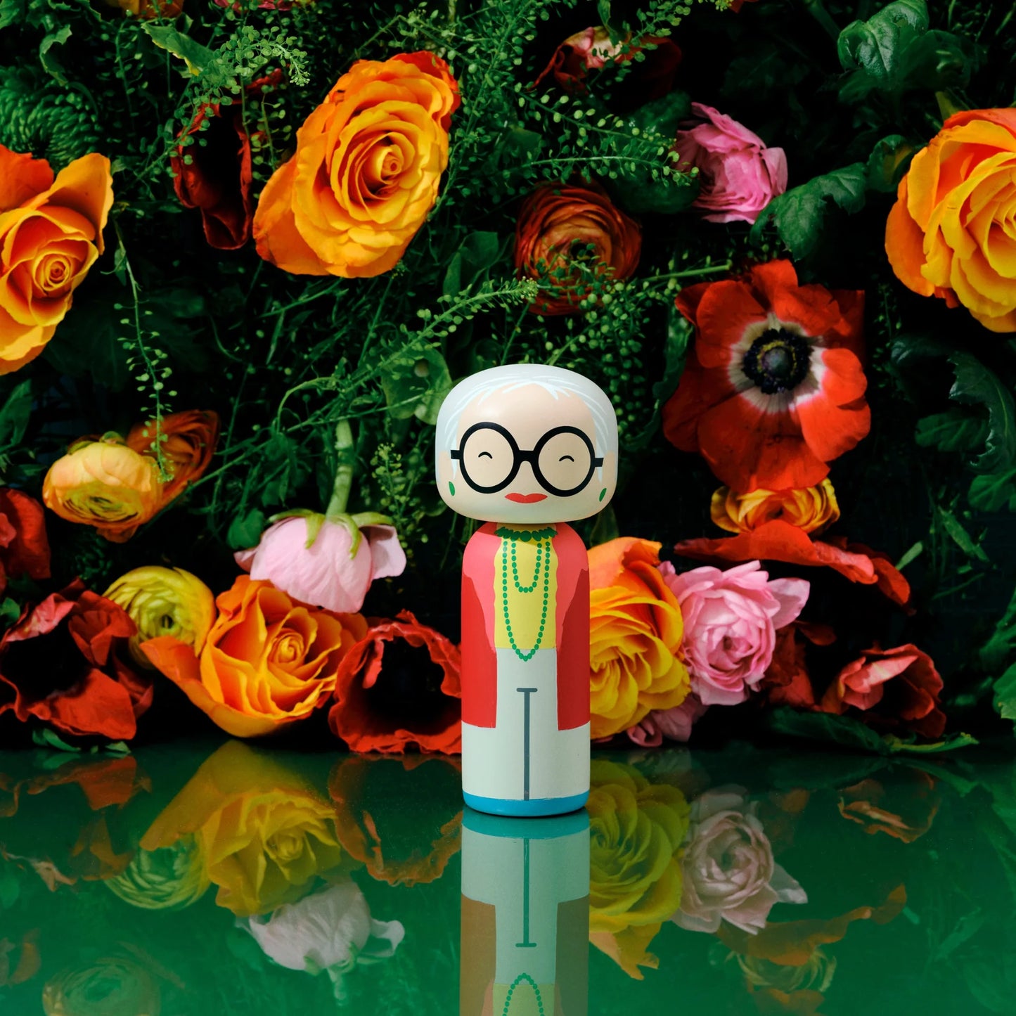 Lucie Kaas Designer Kokeshi - Iris - Limited Edition