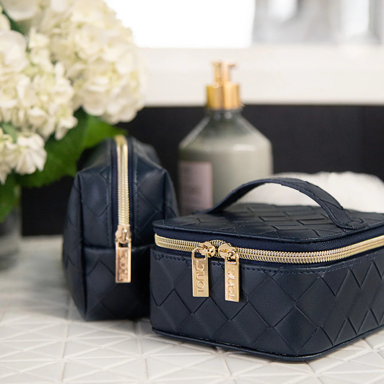 Tonic Jewellery Cube - Woven Navy - Isabel Harris