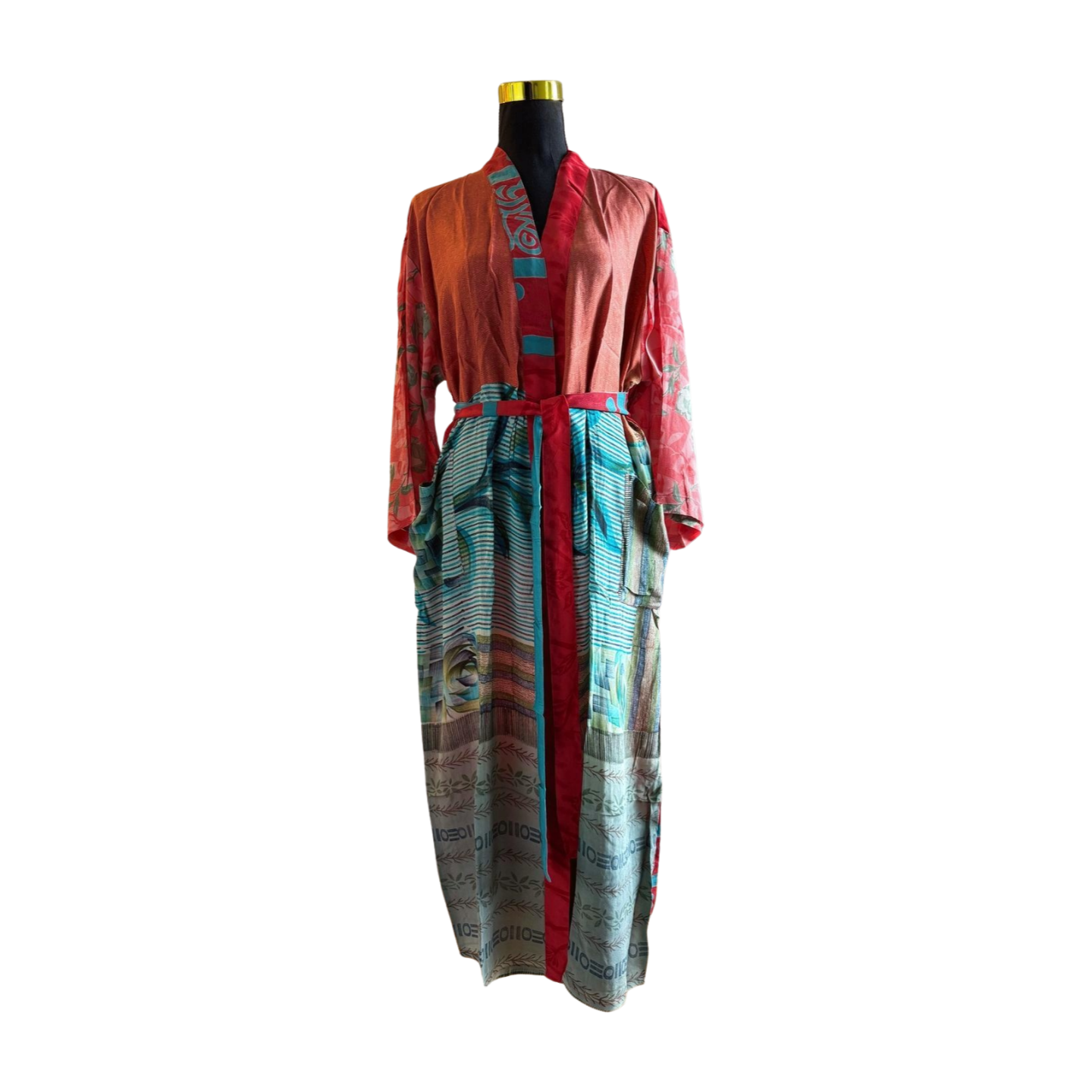 Silk Patchwork Kimono #32