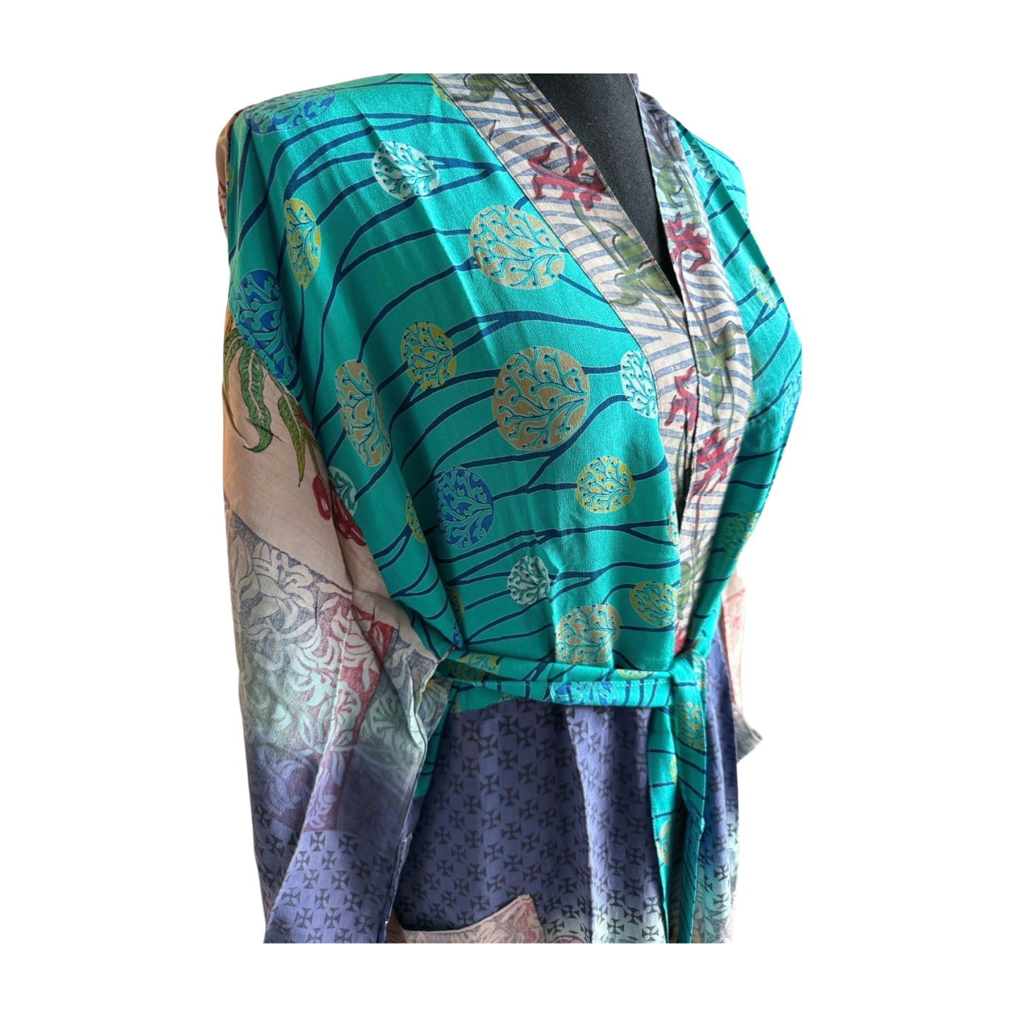 Silk Patchwork Kimono #38