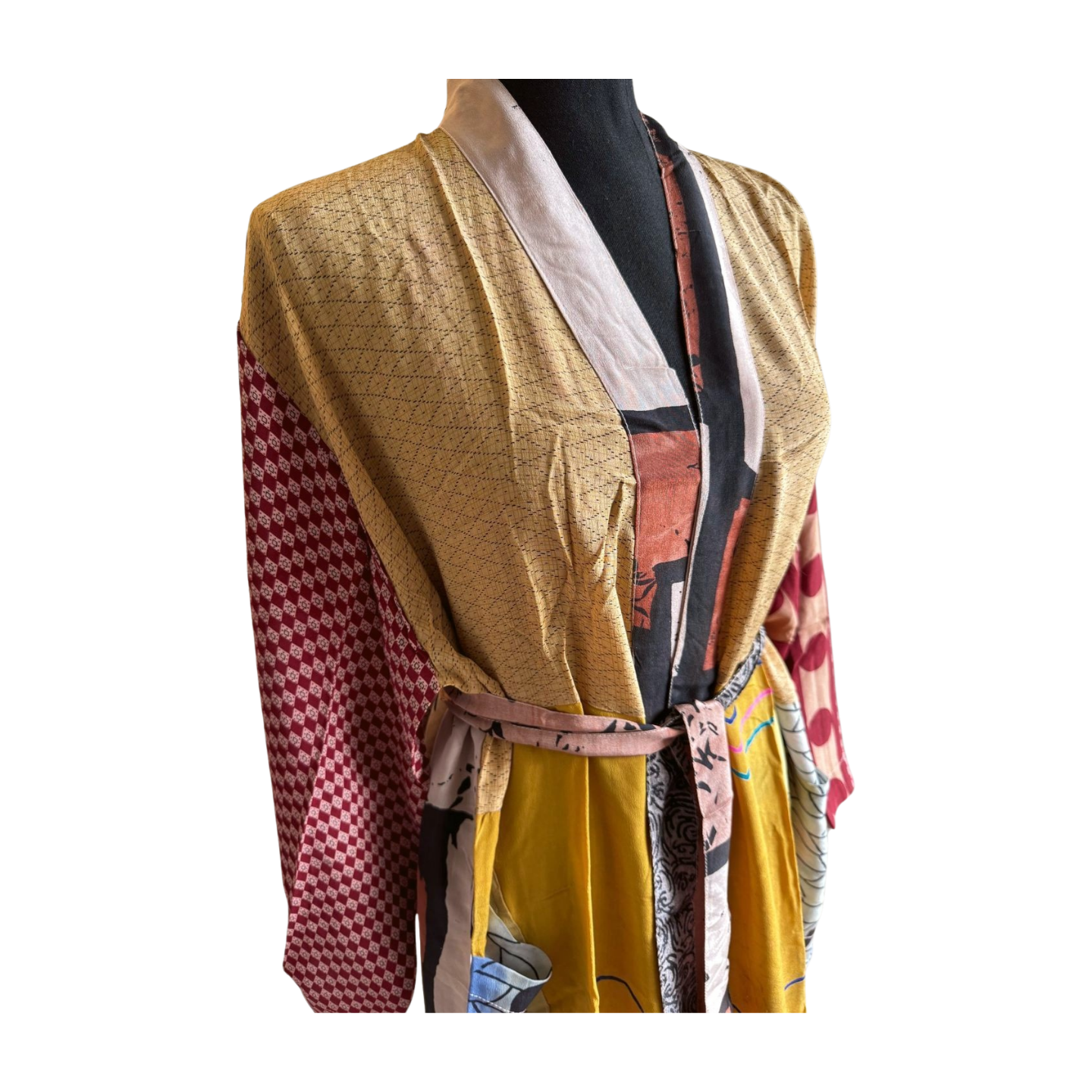 Silk Patchwork Kimono #40