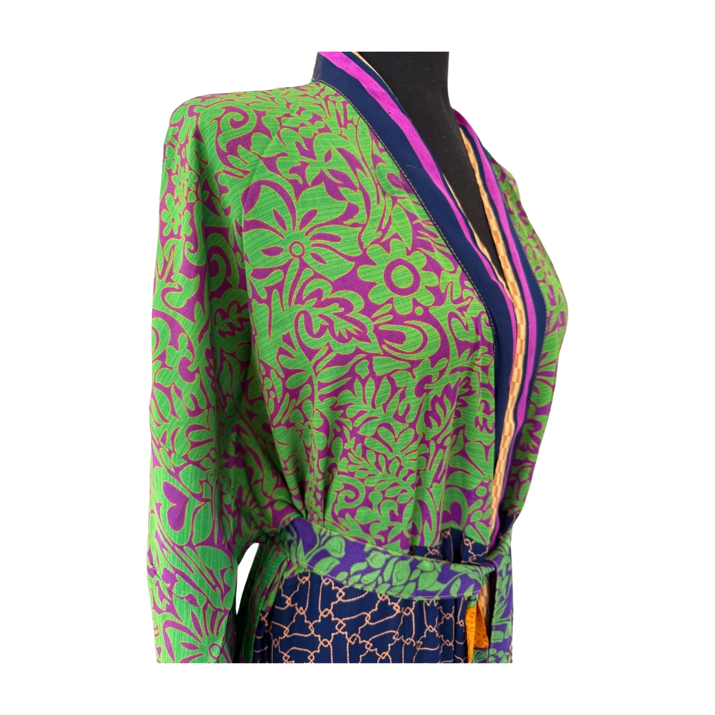 Silk Patchwork Kimono #18