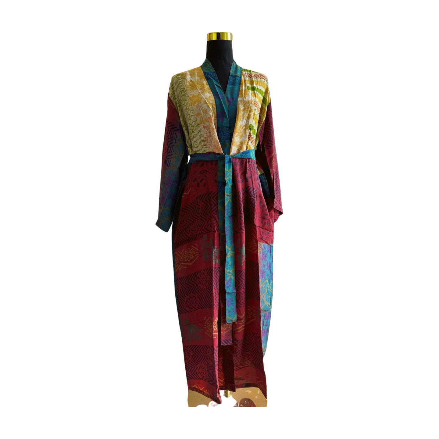 Silk Patchwork Kimono #35
