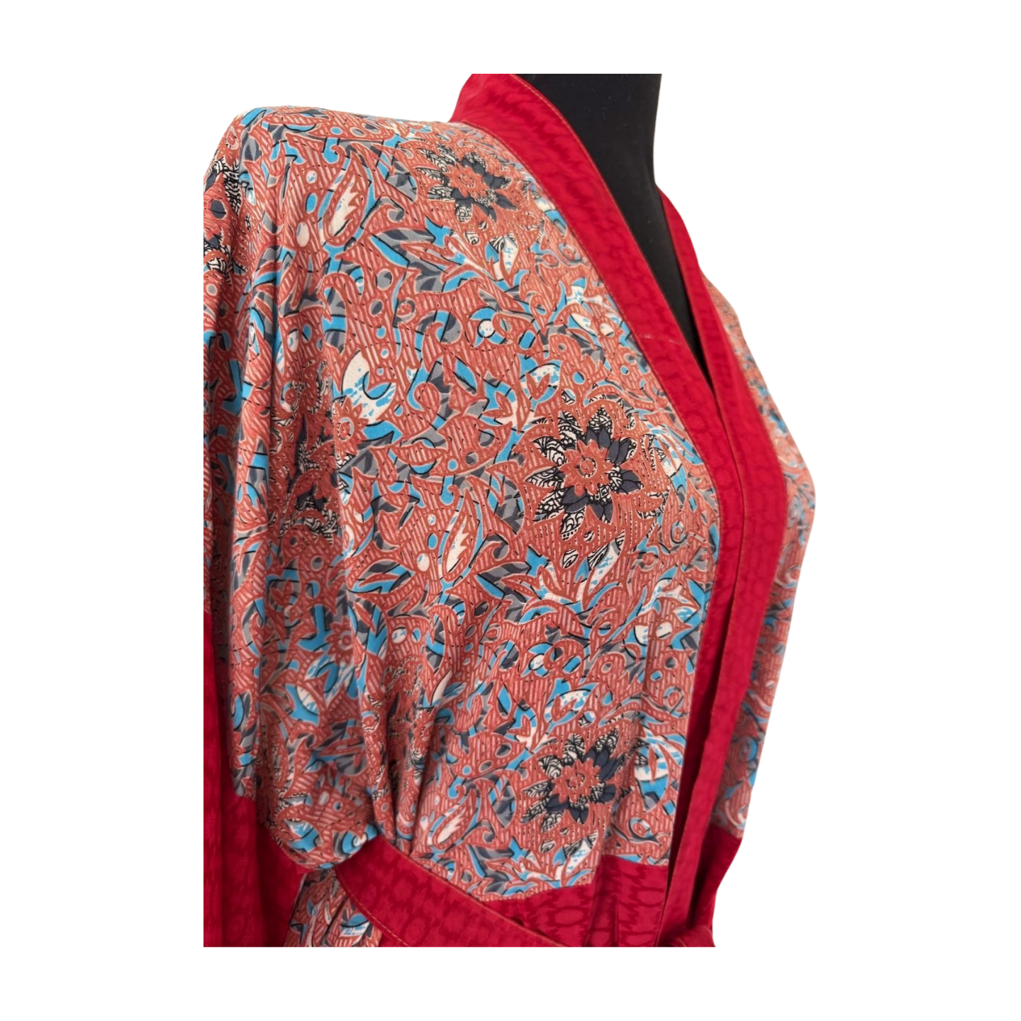Silk Patchwork Kimono #17