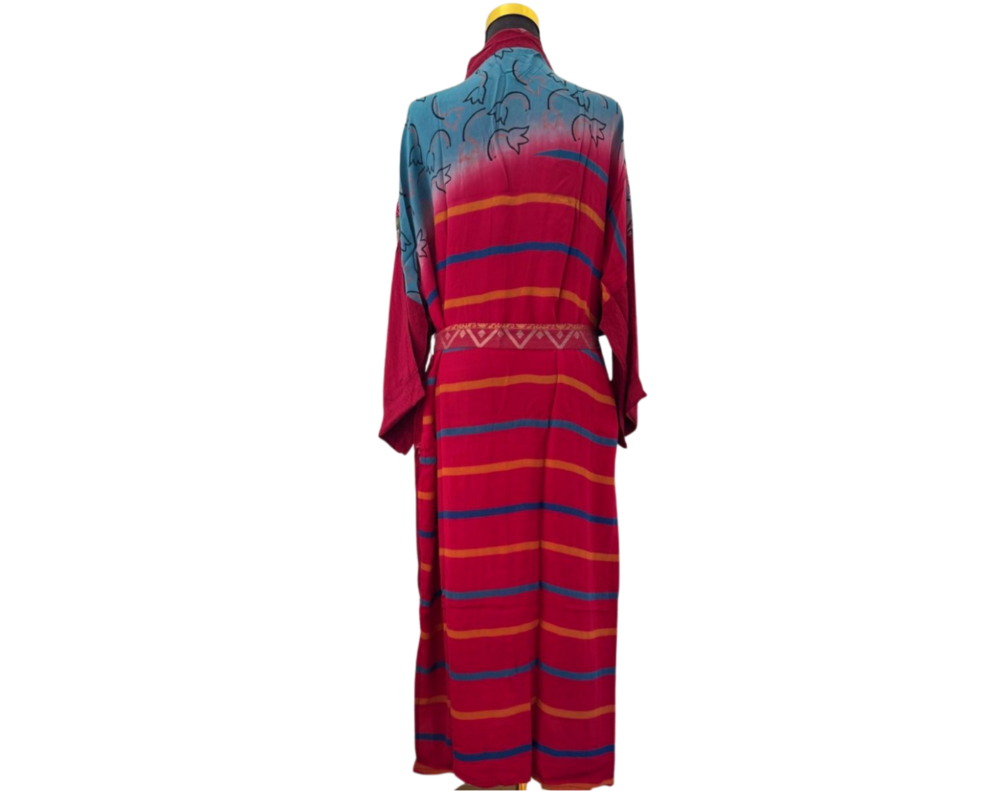 Silk Patchwork Kimono #11