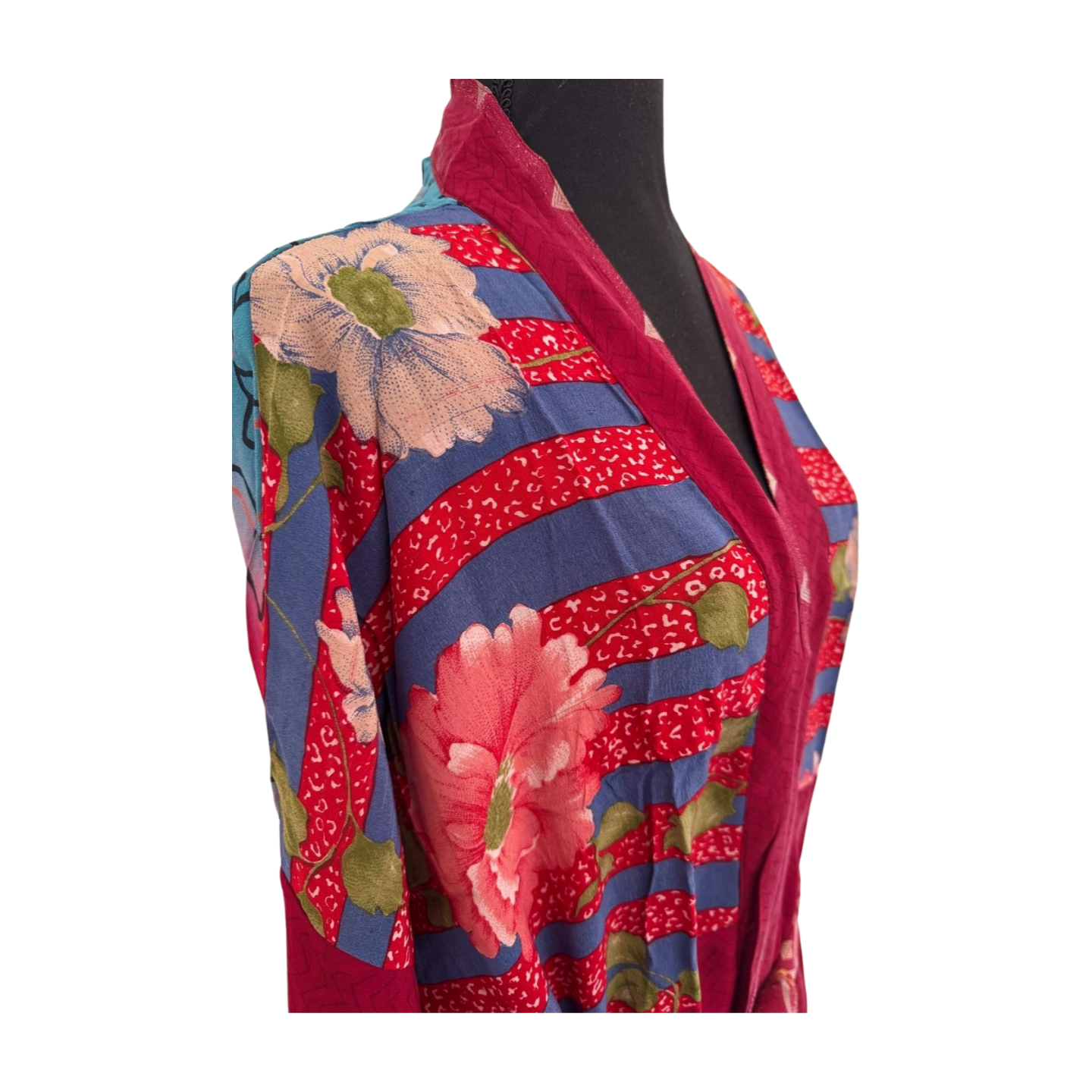 Silk Patchwork Kimono #11