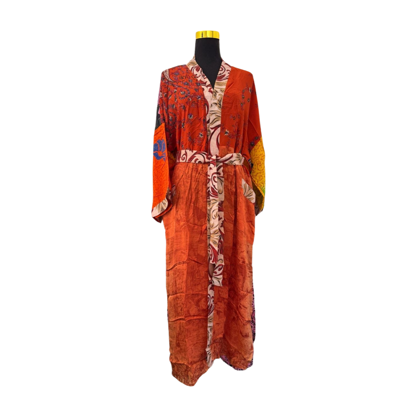Silk Patchwork Kimono #12