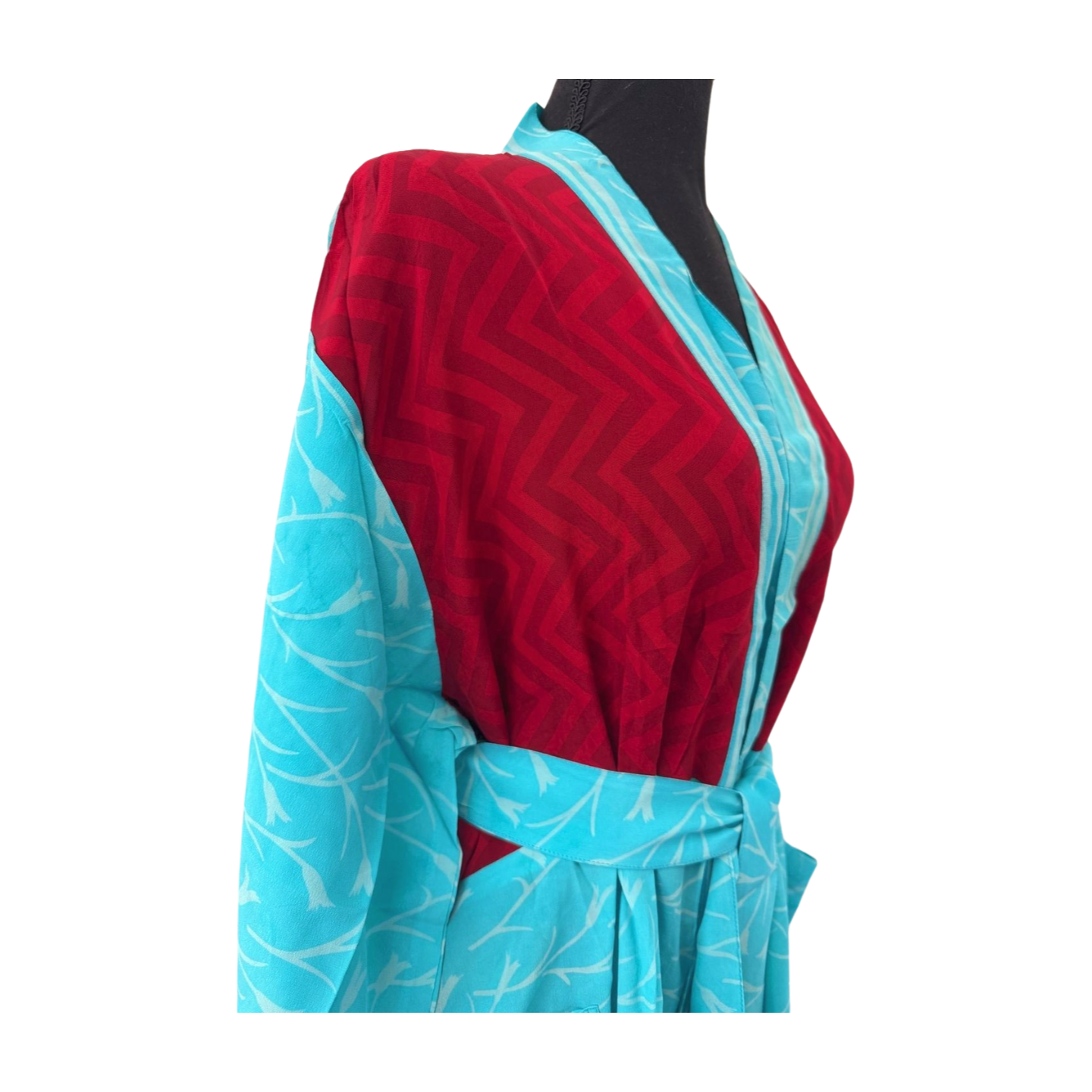 Silk Patchwork Kimono #14