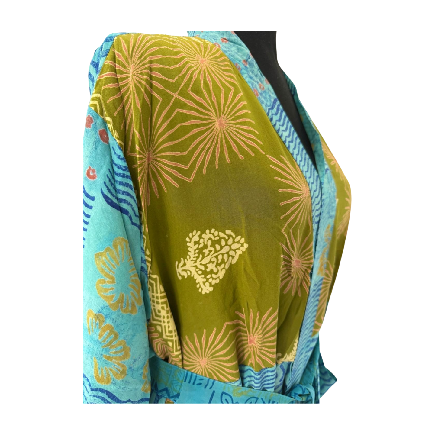 Silk Patchwork Kimono #16