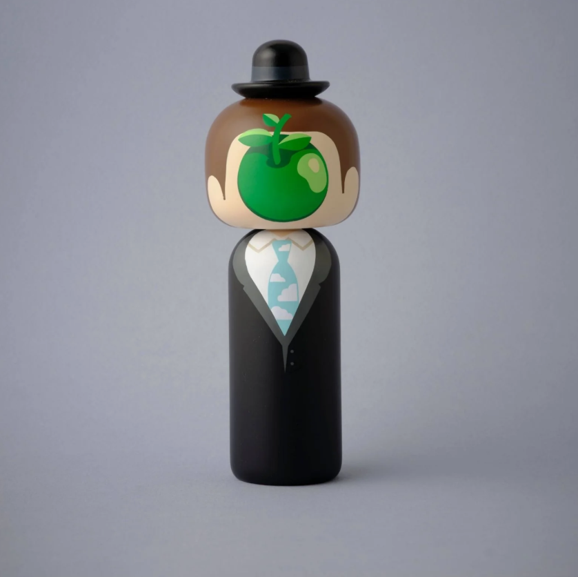 Lucie Kaas Designer Kokeshi - René Magritte