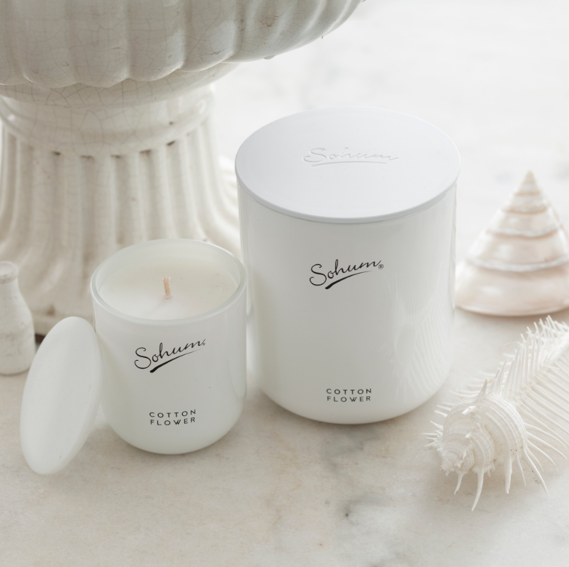 Sohum Scented Candle Cotton Flower