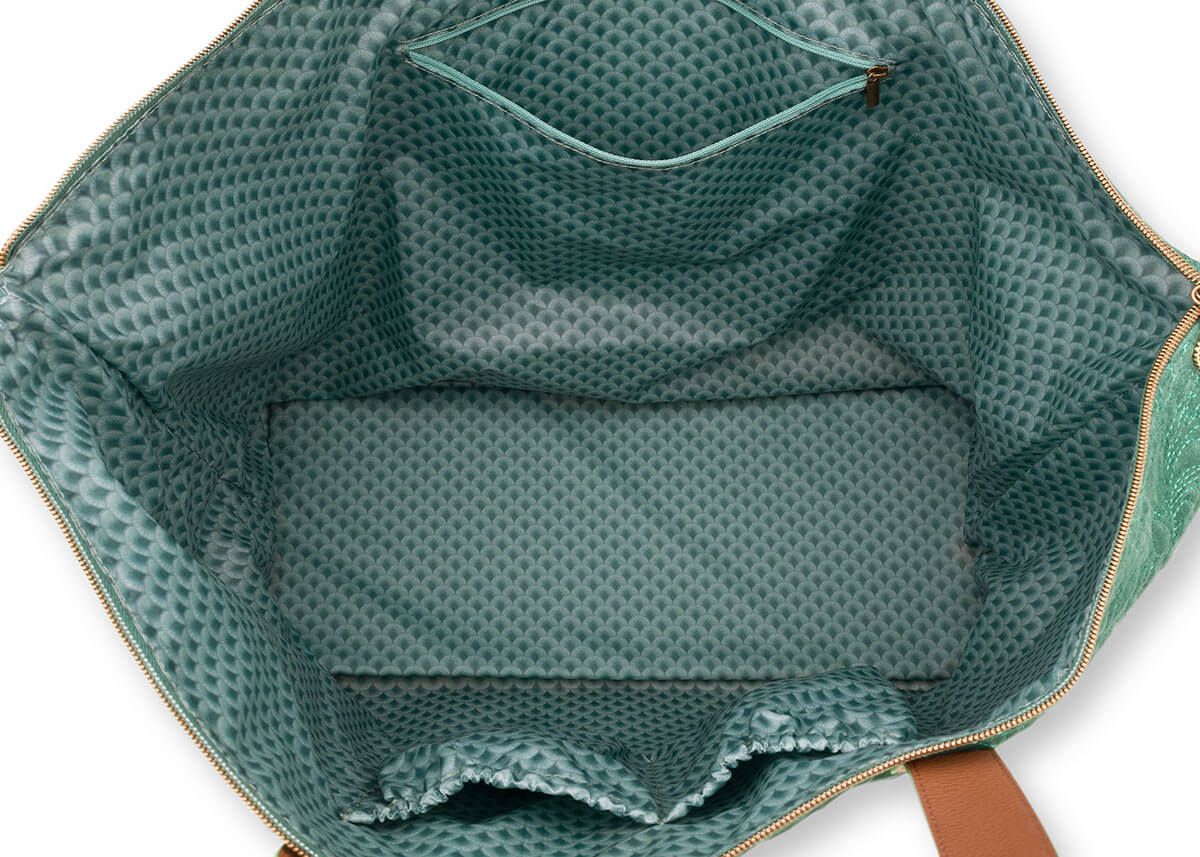Pip Studio Quiltey Days Tote Bag - Green - Isabel Harris