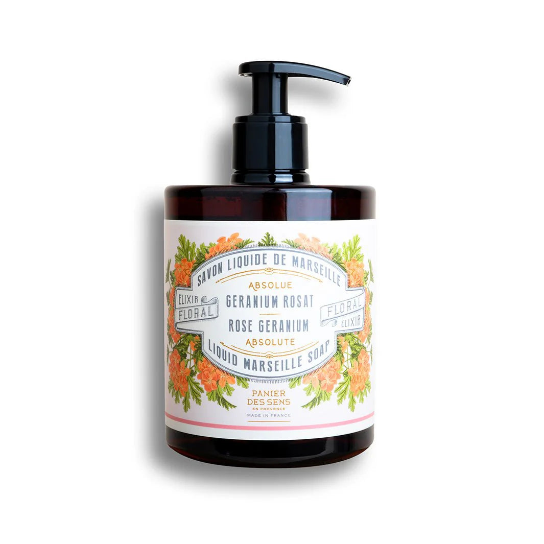 Panier des Sens Marseille Liquid Soap Rose Geranium - Isabel Harris