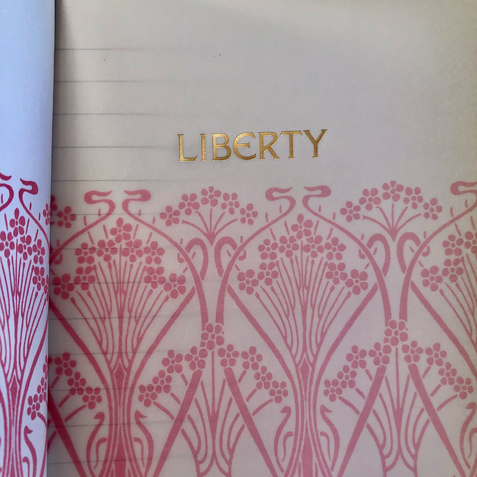 Liberty 'Stiches of Liberty Small A6 Hardbound Notebook - Isabel Harris