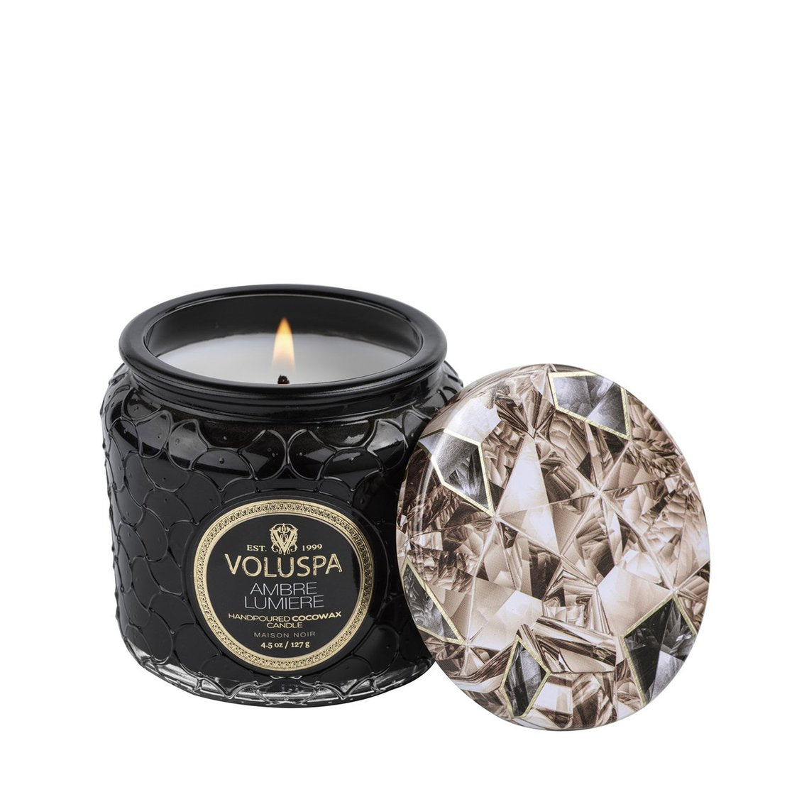 Voluspa Candle - Amber Lumiere Petite Jar Candle - Isabel Harris