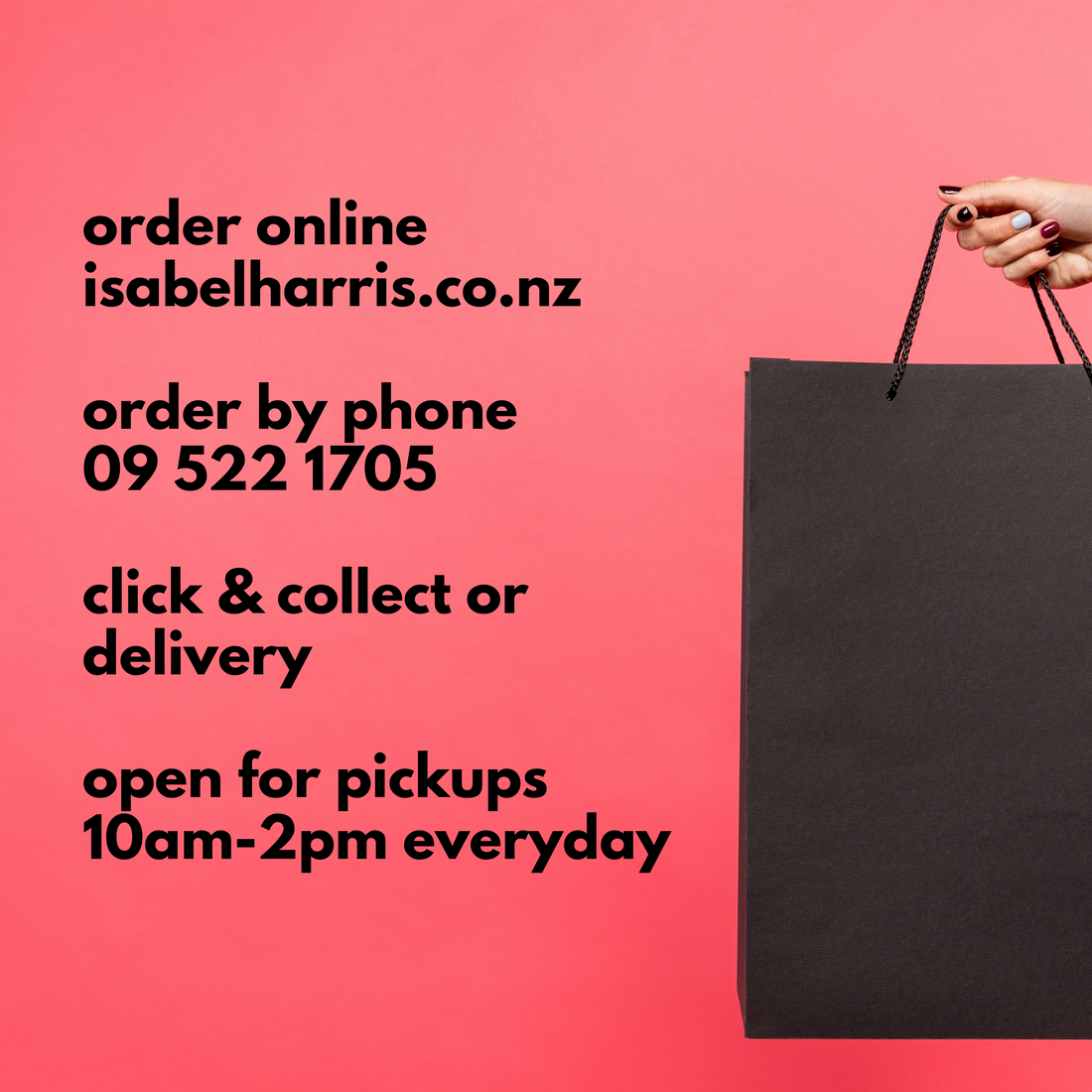 LEVEL 3 At ISABEL HARRIS - Yes you can shop with us again!