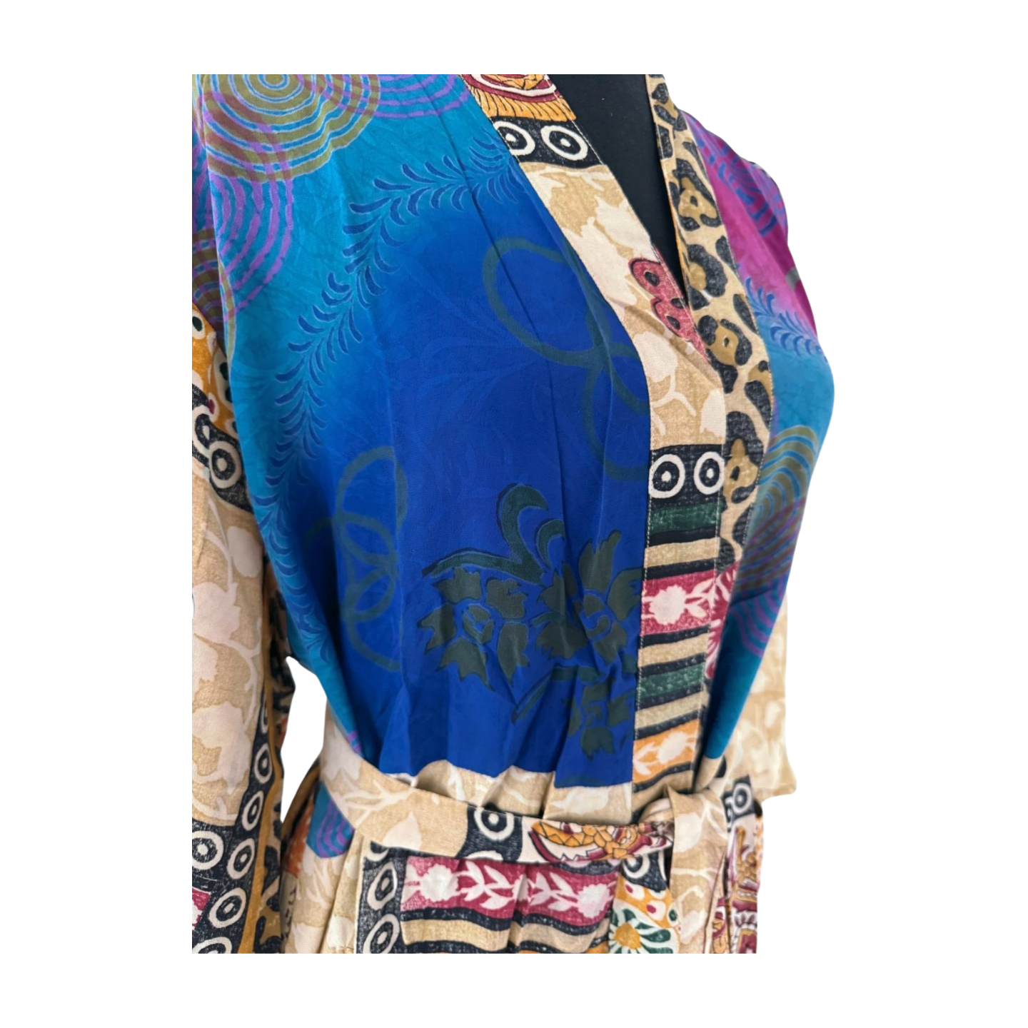 Silk Patchwork Kimono #20