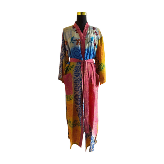 Silk Patchwork Kimono #59 - Isabel Harris