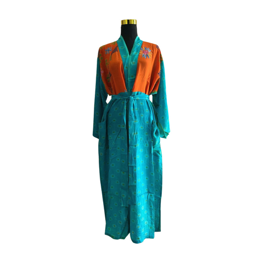 Silk Patchwork Kimono #43 - Isabel Harris