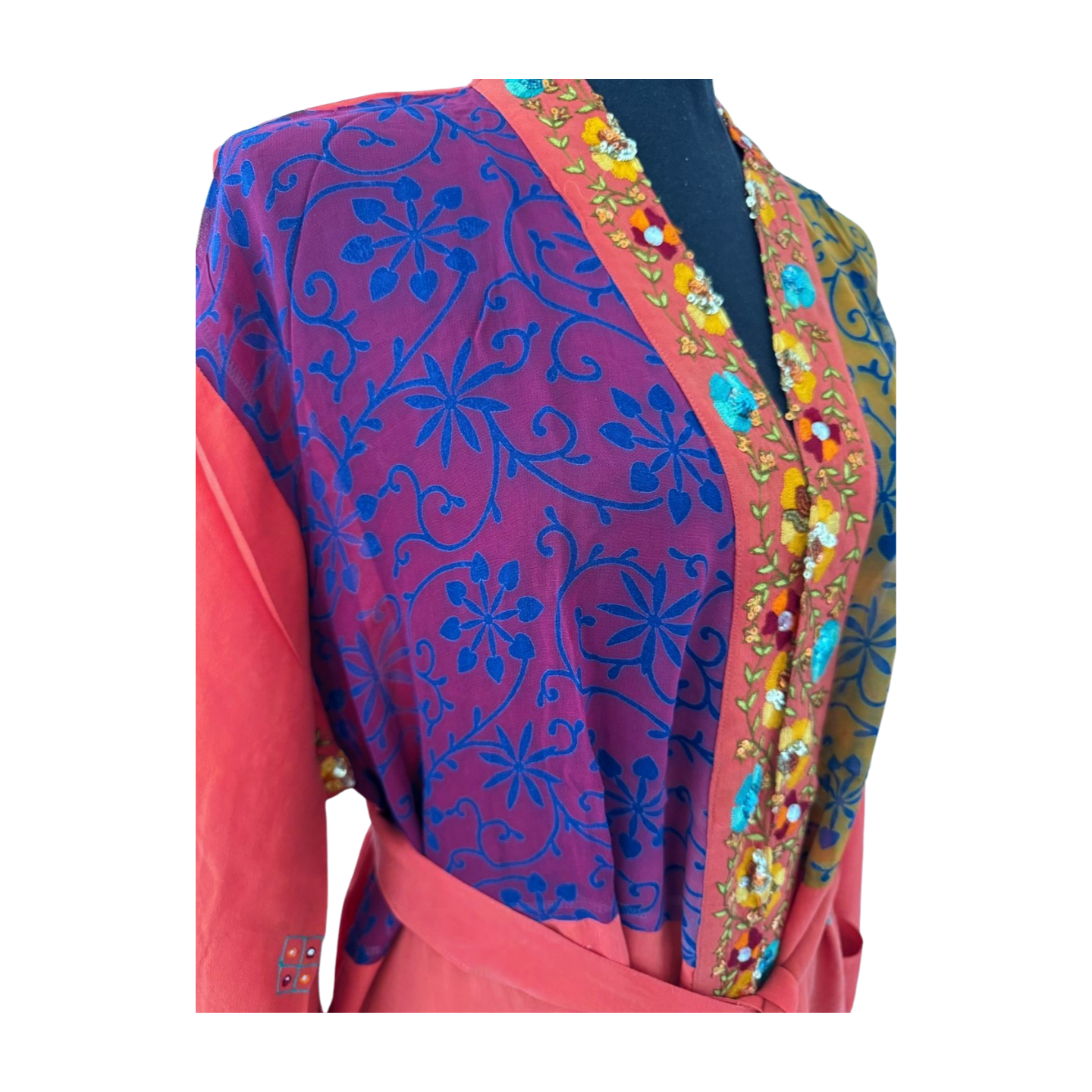 Silk Patchwork Kimono #19