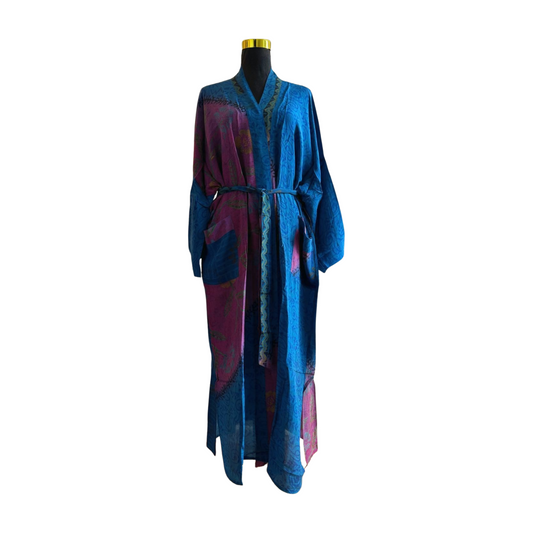 Silk Patchwork Kimono #37