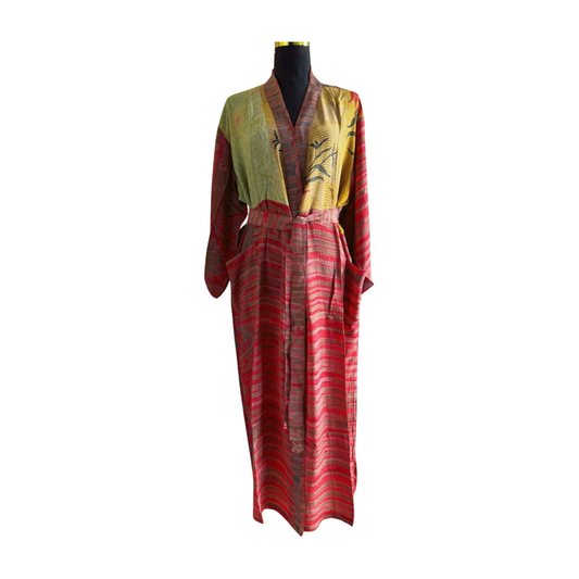 Silk Patchwork Kimono #42 - Isabel Harris