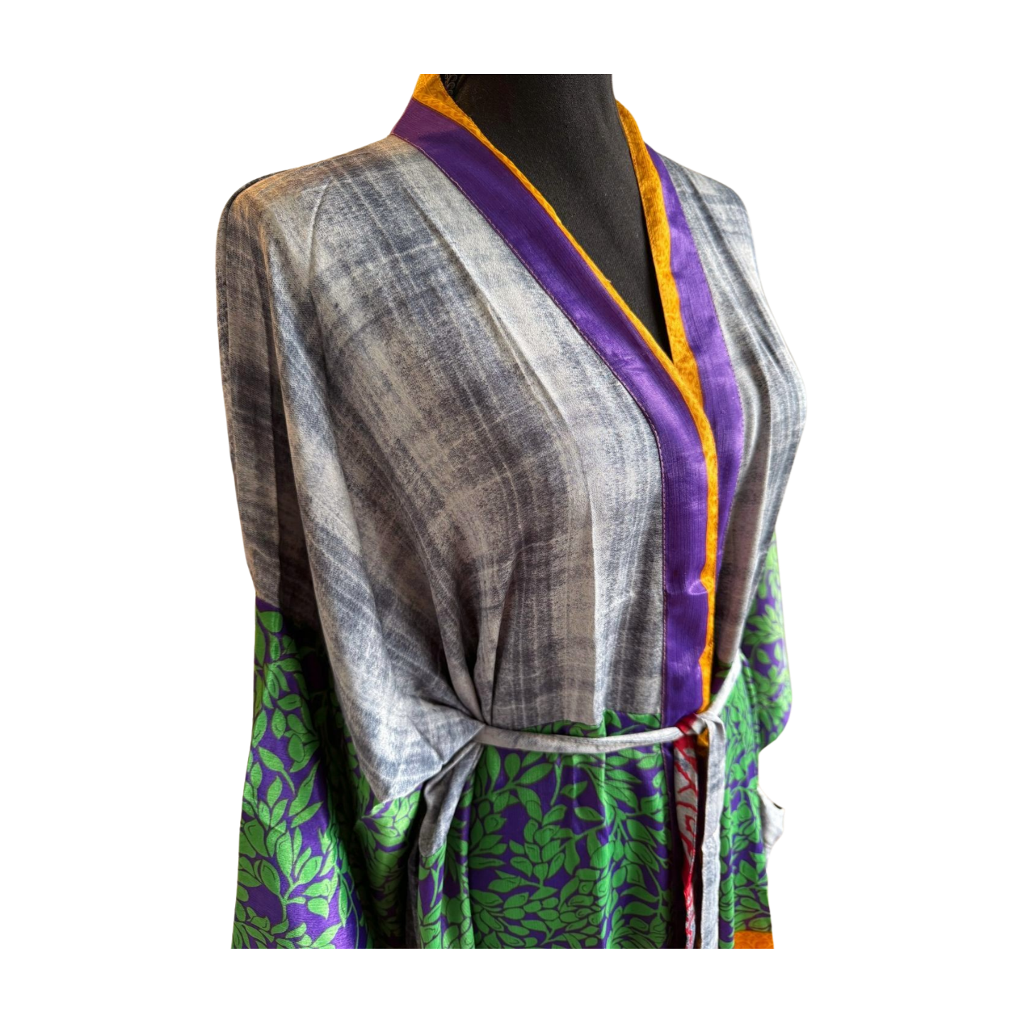 Silk Patchwork Kimono #57 - Isabel Harris