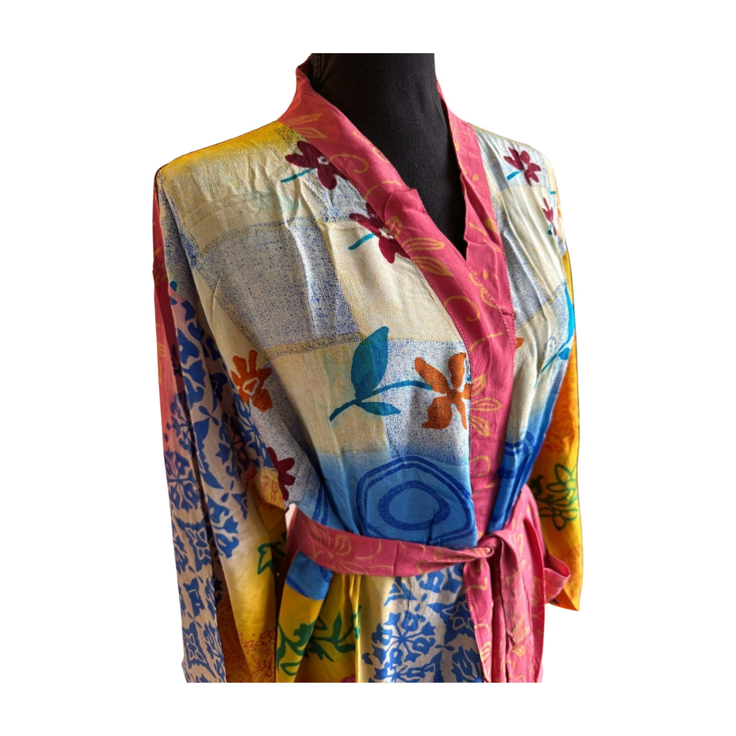 Silk Patchwork Kimono #59 - Isabel Harris