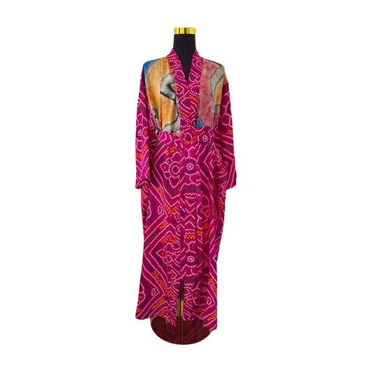 Silk Patchwork Kimono #22