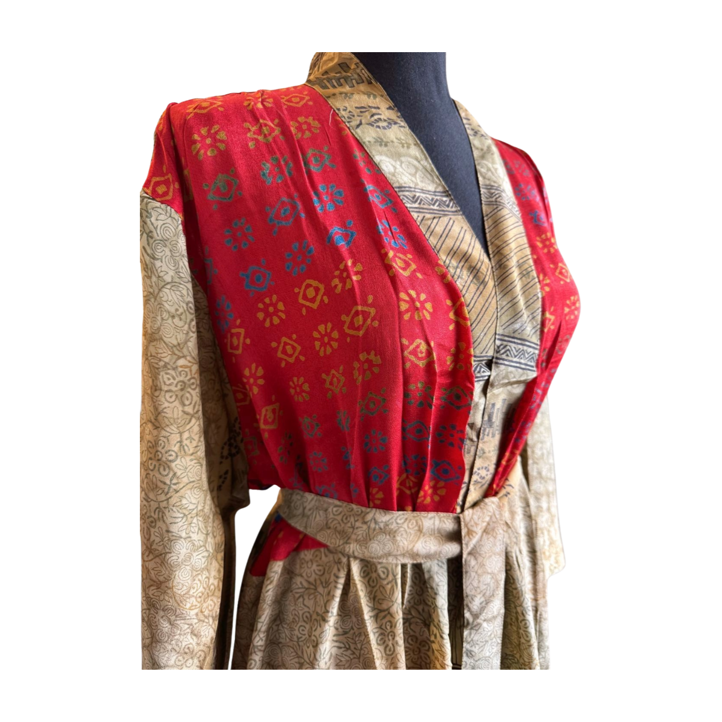 Silk Patchwork Kimono #51 - Isabel Harris