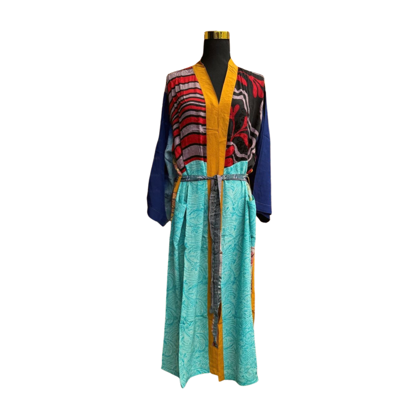 Silk Patchwork Kimono #14