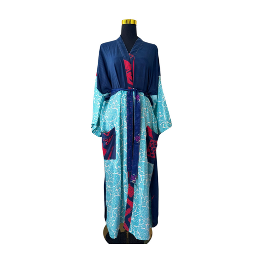 Silk Patchwork Kimono #26