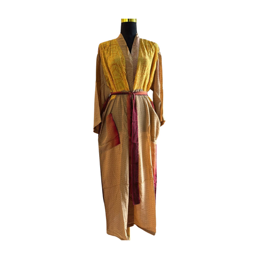 Silk Patchwork Kimono #55 - Isabel Harris