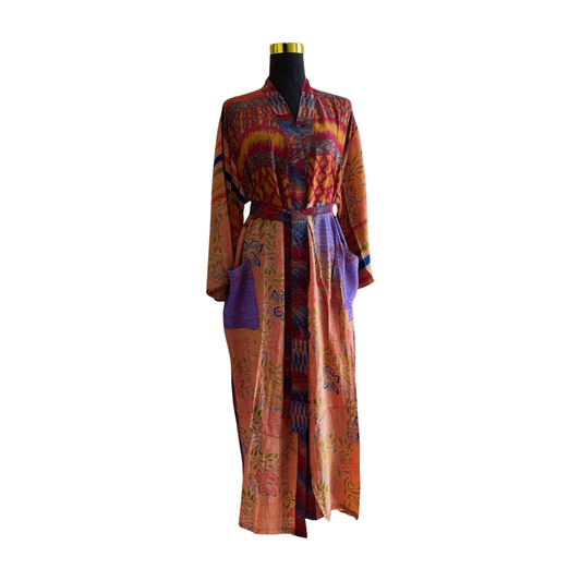 Silk Patchwork Kimono #39