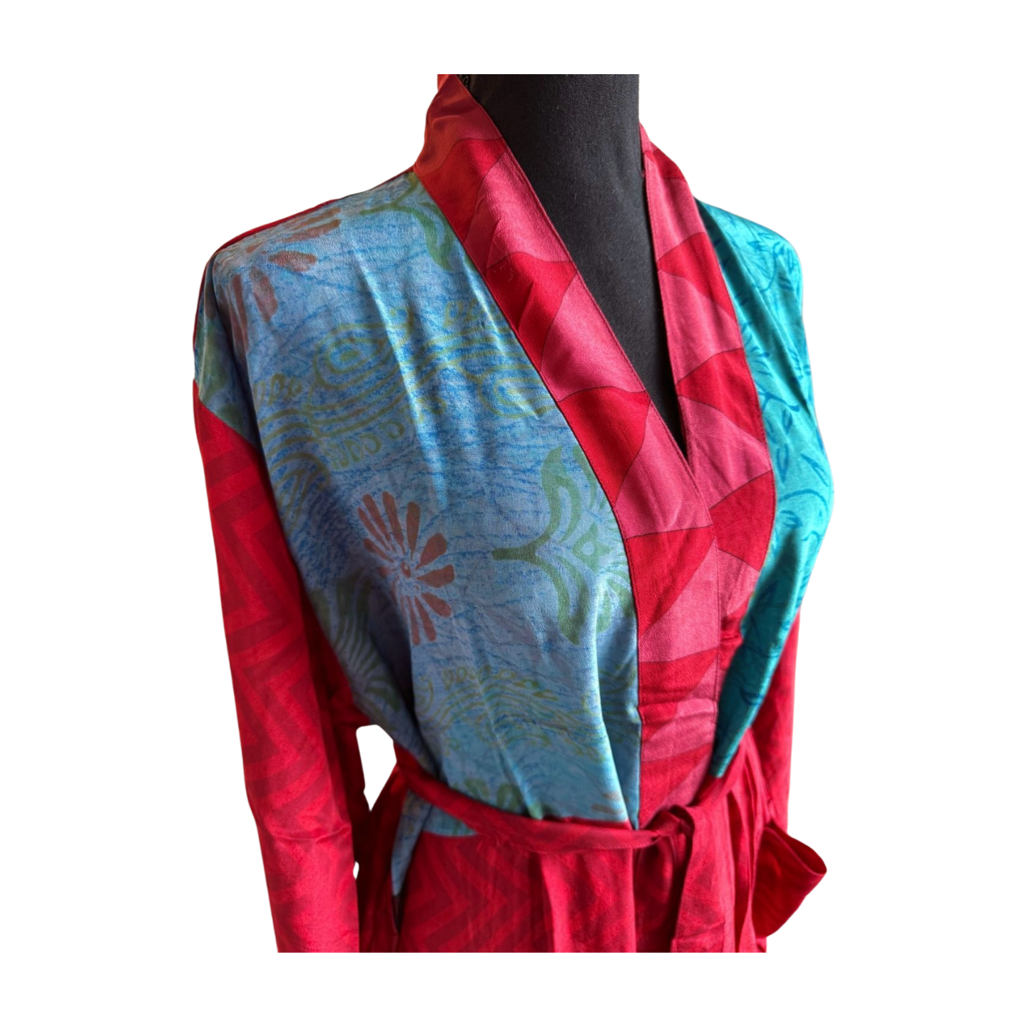Silk Patchwork Kimono #49 - Isabel Harris
