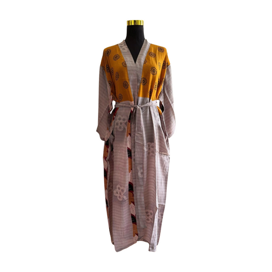 Silk Patchwork Kimono #46 - Isabel Harris