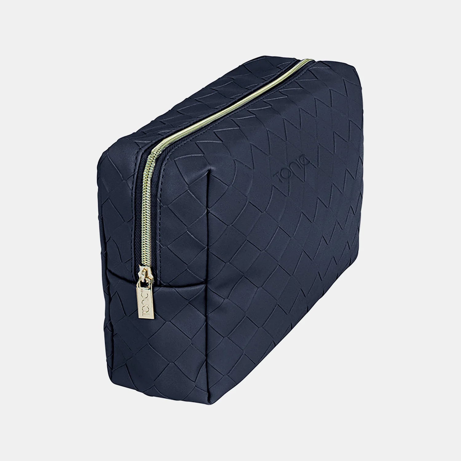 Tonic Beauty Bag - Woven Navy - Large - Isabel Harris