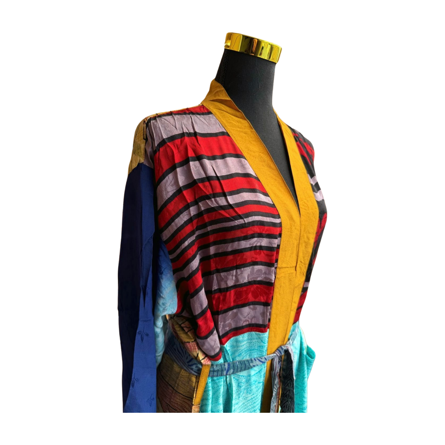 Silk Patchwork Kimono #14