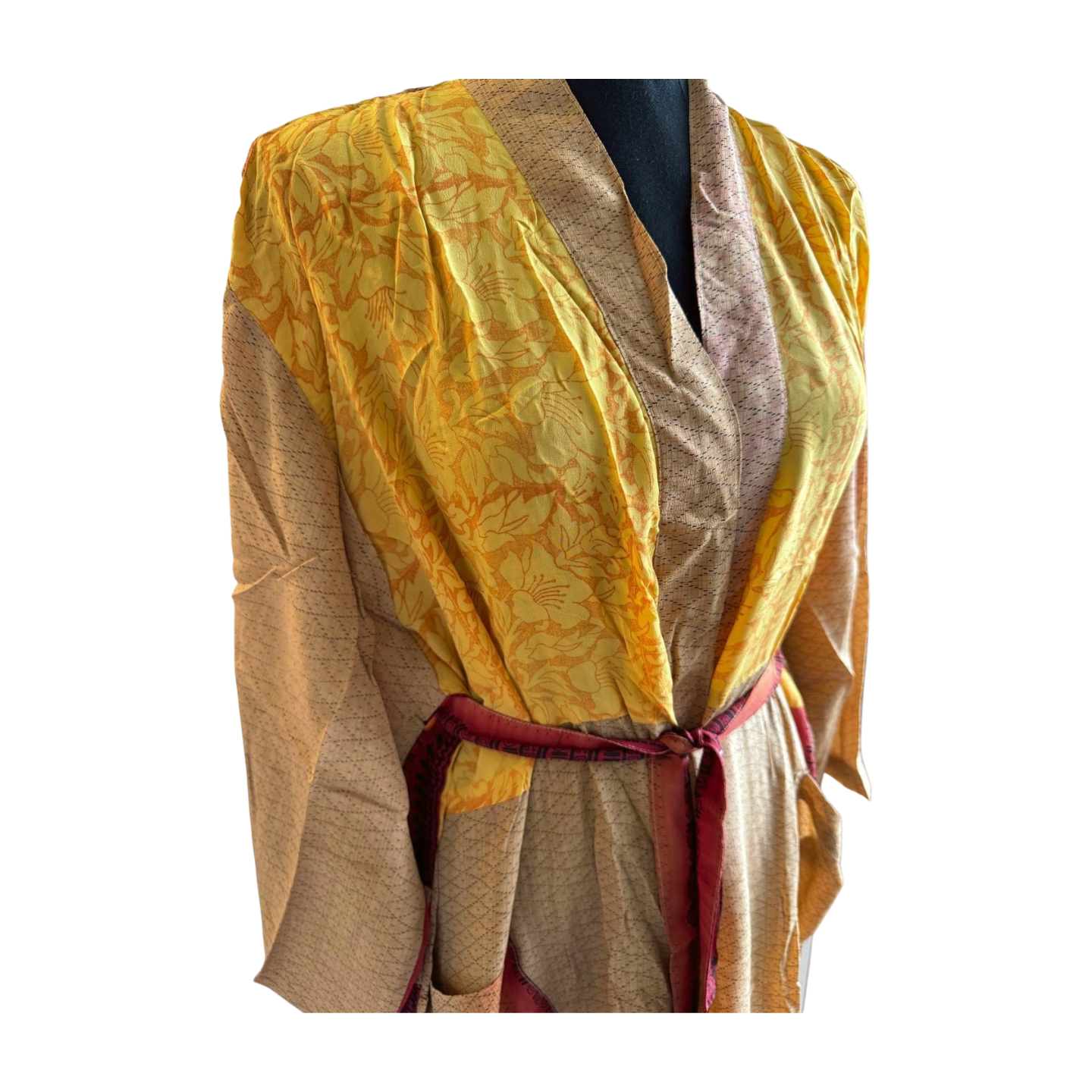Silk Patchwork Kimono #55 - Isabel Harris