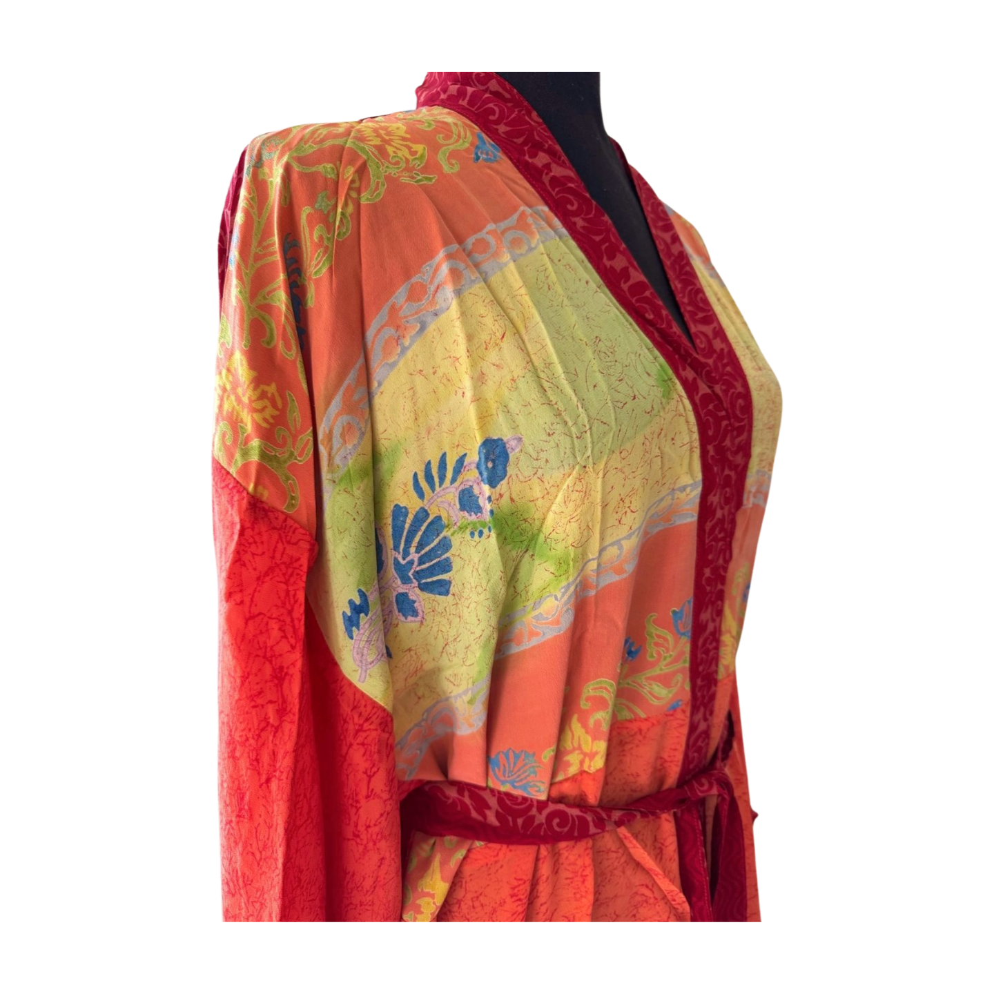 Silk Patchwork Kimono #24