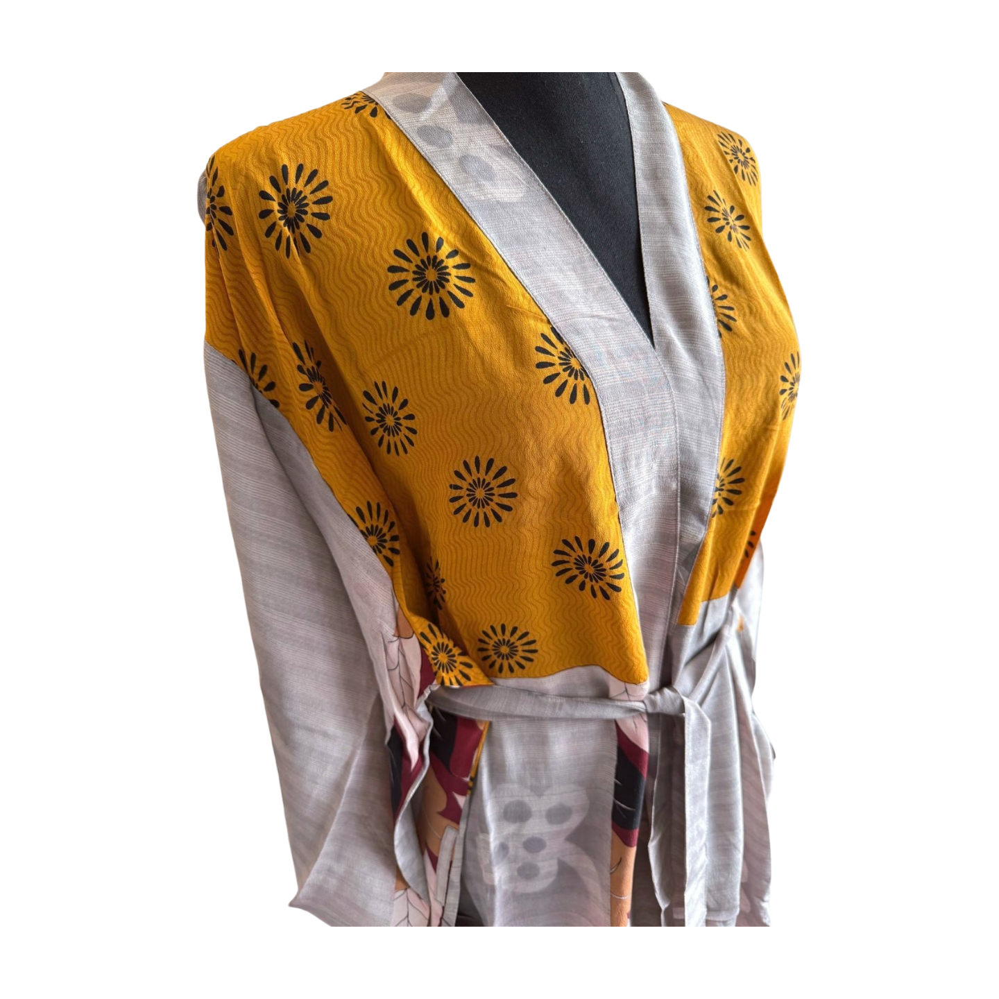 Silk Patchwork Kimono #46 - Isabel Harris