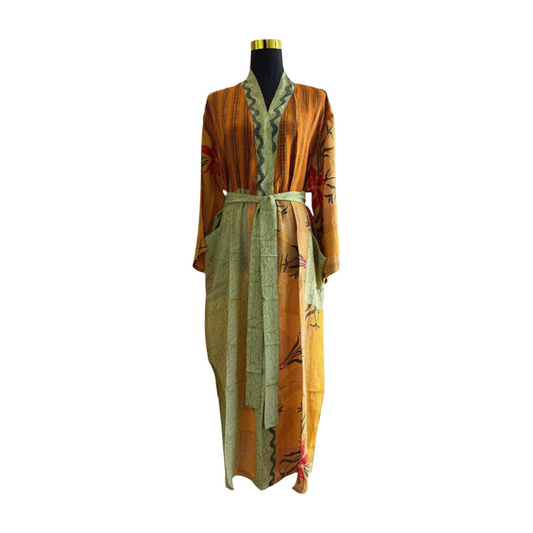 Silk Patchwork Kimono #45 - Isabel Harris