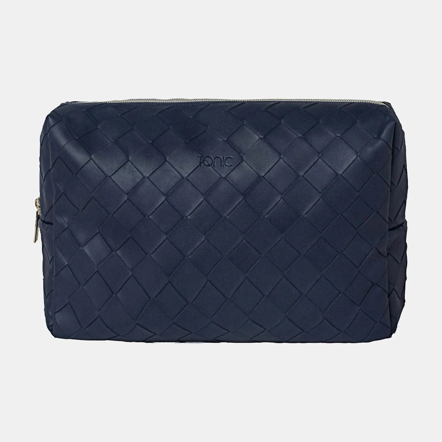 Tonic Beauty Bag - Woven Navy - Large - Isabel Harris