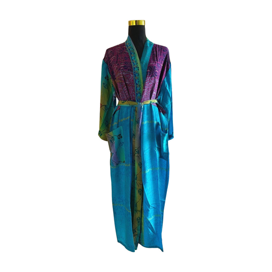 Silk Patchwork Kimono #58 - Isabel Harris