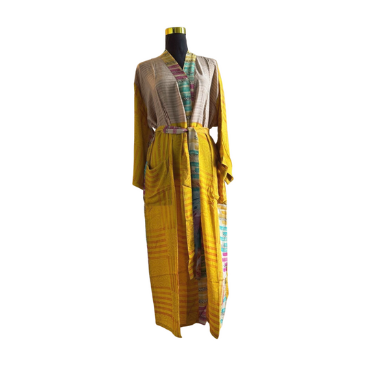 Silk Patchwork Kimono #31