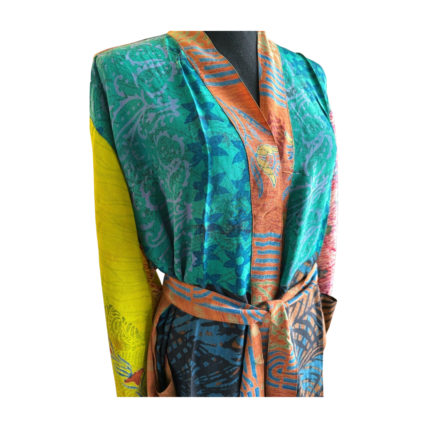 Silk Patchwork Kimono #54 - Isabel Harris