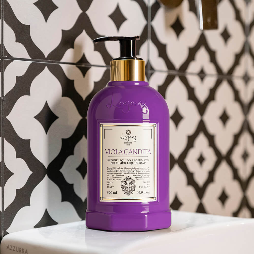 Logevy Firenze 1965 Viola Candita Liquid Soap 500ml
